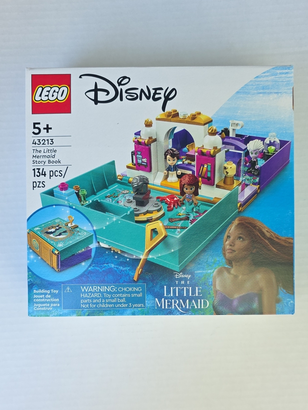 LEGO Disney Princess The Little Mermaid Story Book Building Kit 43213